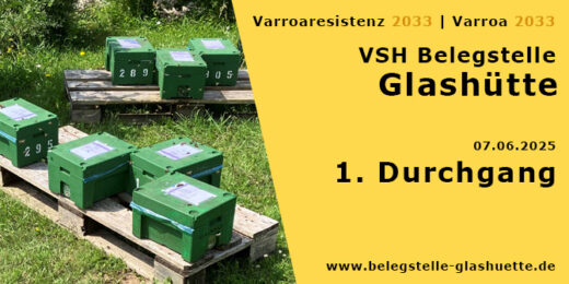1. Durchgang 2025 auf der Belegstelle