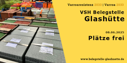 Plätze auf der Belegstelle frei